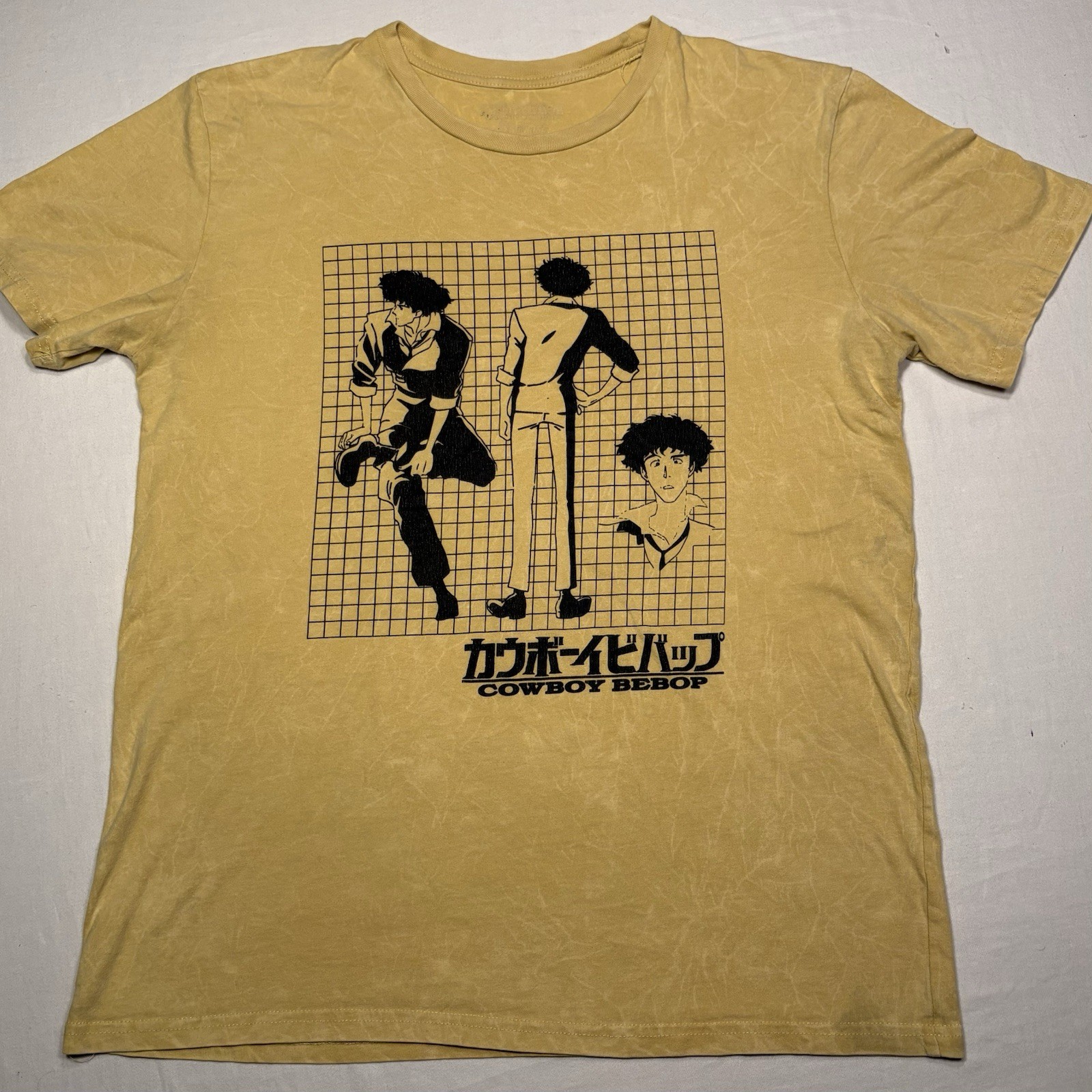 Vintage Cowboy Bebop Shirt Men Large Anime Spike Spiegel Faye Funimation Sunrise