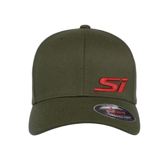 Honda Civic Si Logo Embroidered Flexfit Fitted Ball Cap