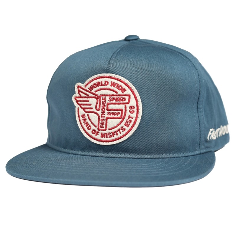 Fasthouse Flight Hat (One Size Fits All, Slate)