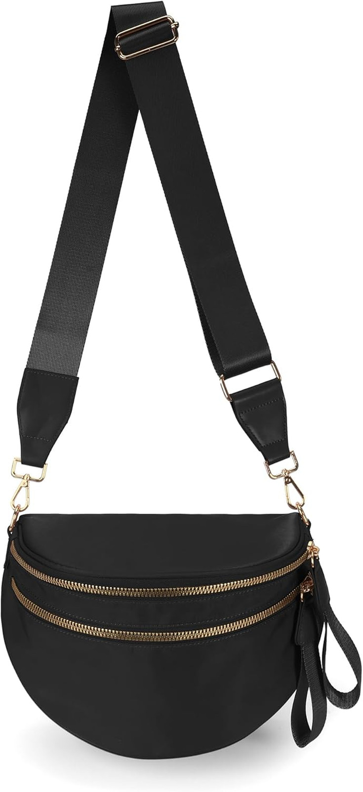 Spacious Nylon Crossbody Bag Bum Bag Handbags Wallets Purses Trendy Shoulder Bag