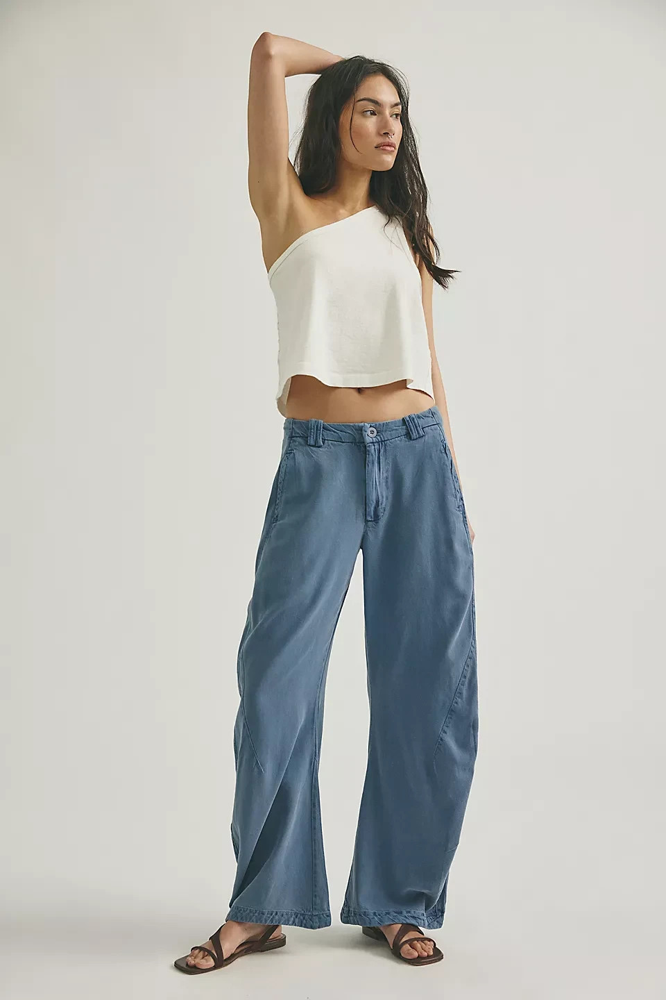 Free People – Spotlight Washed Barrel Chino Trousers NWT