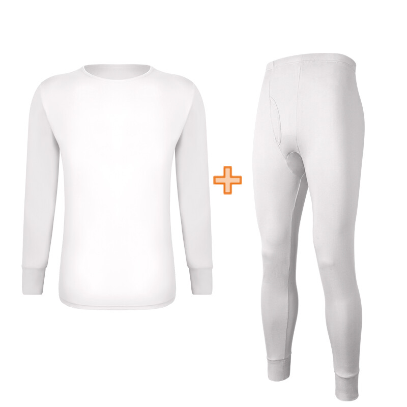 Men’s Seamless Thermal Underwear Thickened Fleece Lined Soft Warm Set Long Johns