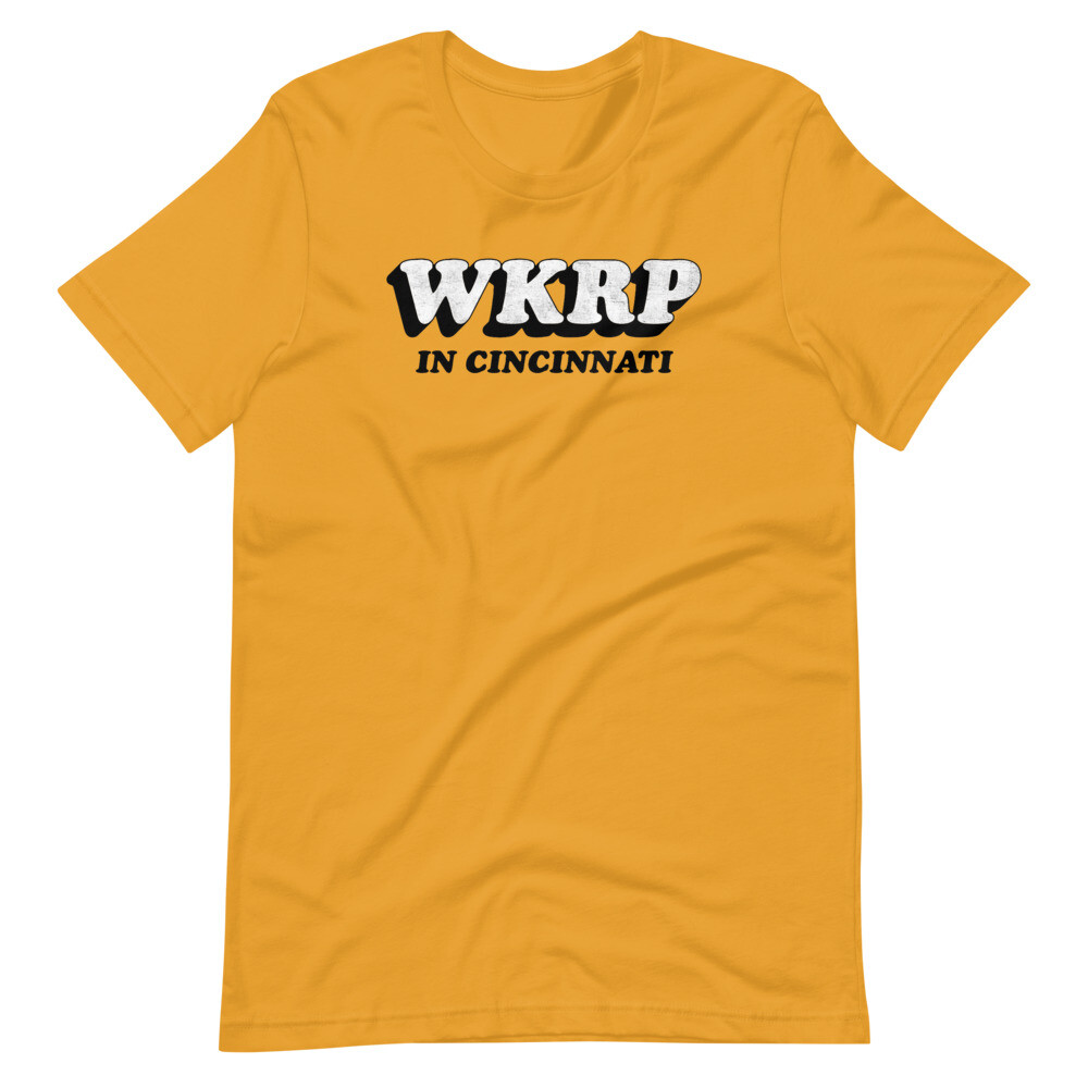 WKRP IN CINCINNATI TV Show Graphic Tee Shirt Short-Sleeve Unisex T-Shirt