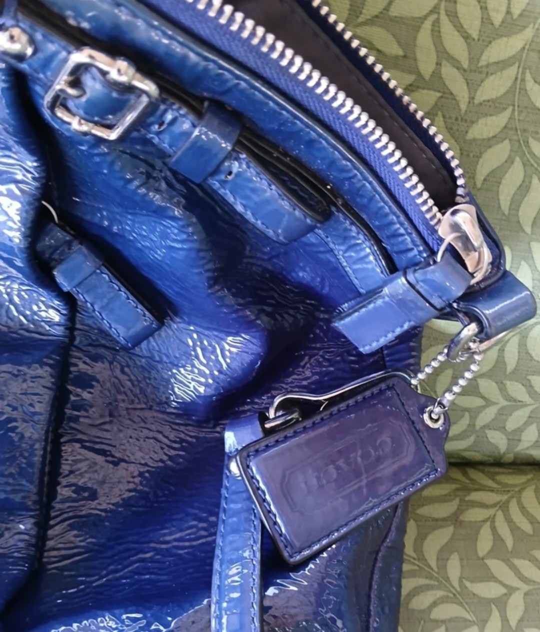 Coach 2012 Madison Electric Blue Purse