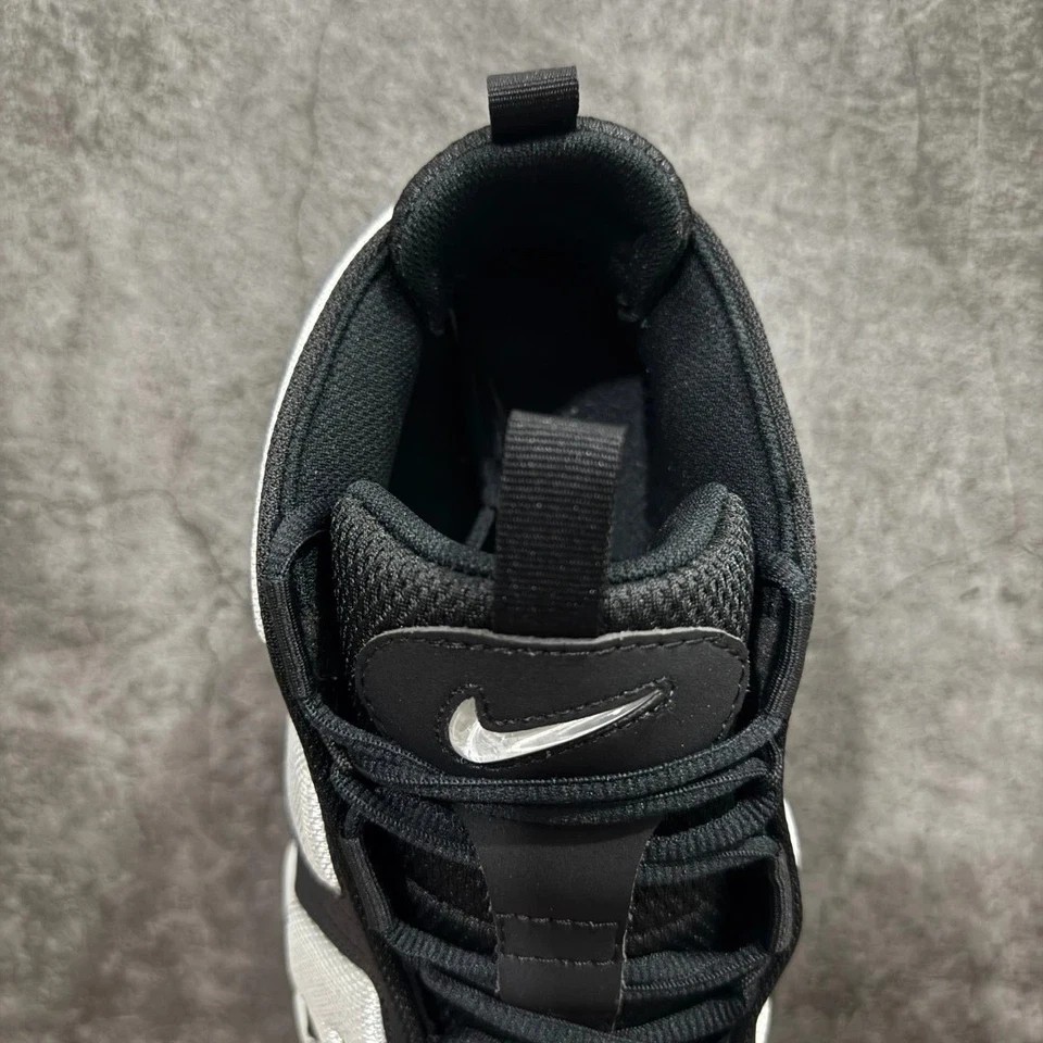 Size 7-11 DS Nike Air More Uptempo Black and Grey Men’s Sports shoes FZ3055-001