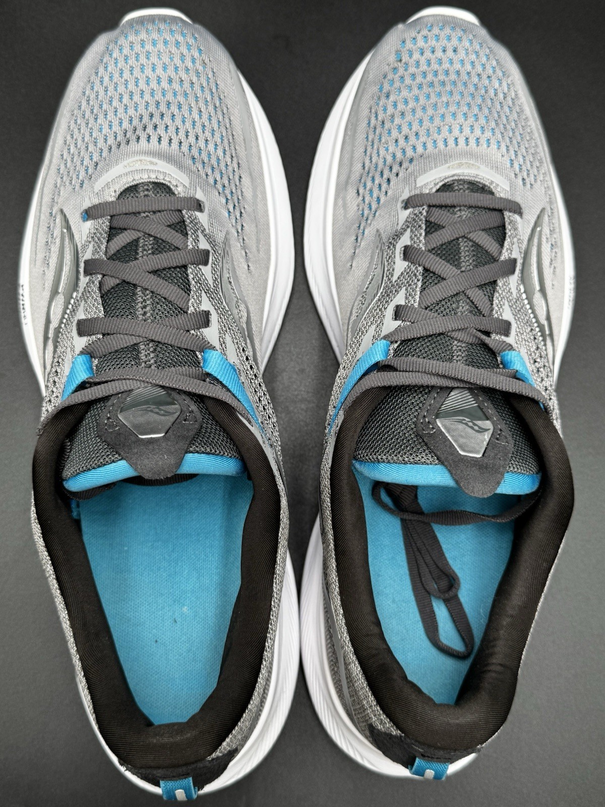 Size 12.5 – Saucony Ride 15 Alloy Topaz Running Shoes