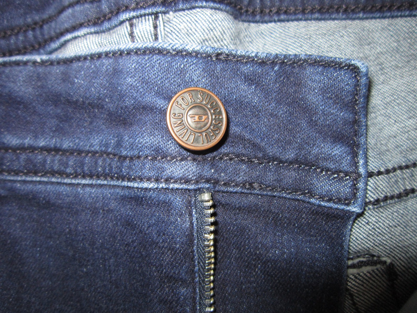DIESEL THOMMER-R Denim Jeans Slim RE067 Blue Sz 34 x 32 $195