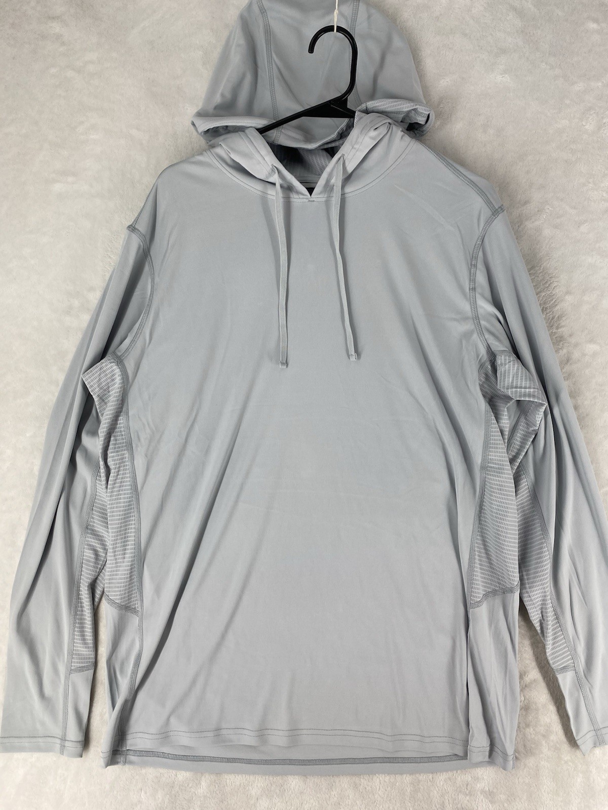 Lot of 3 Pelagic Hoodie Hooded Sun Shirt Large Gray Vaportek UPF 50 Fishing
