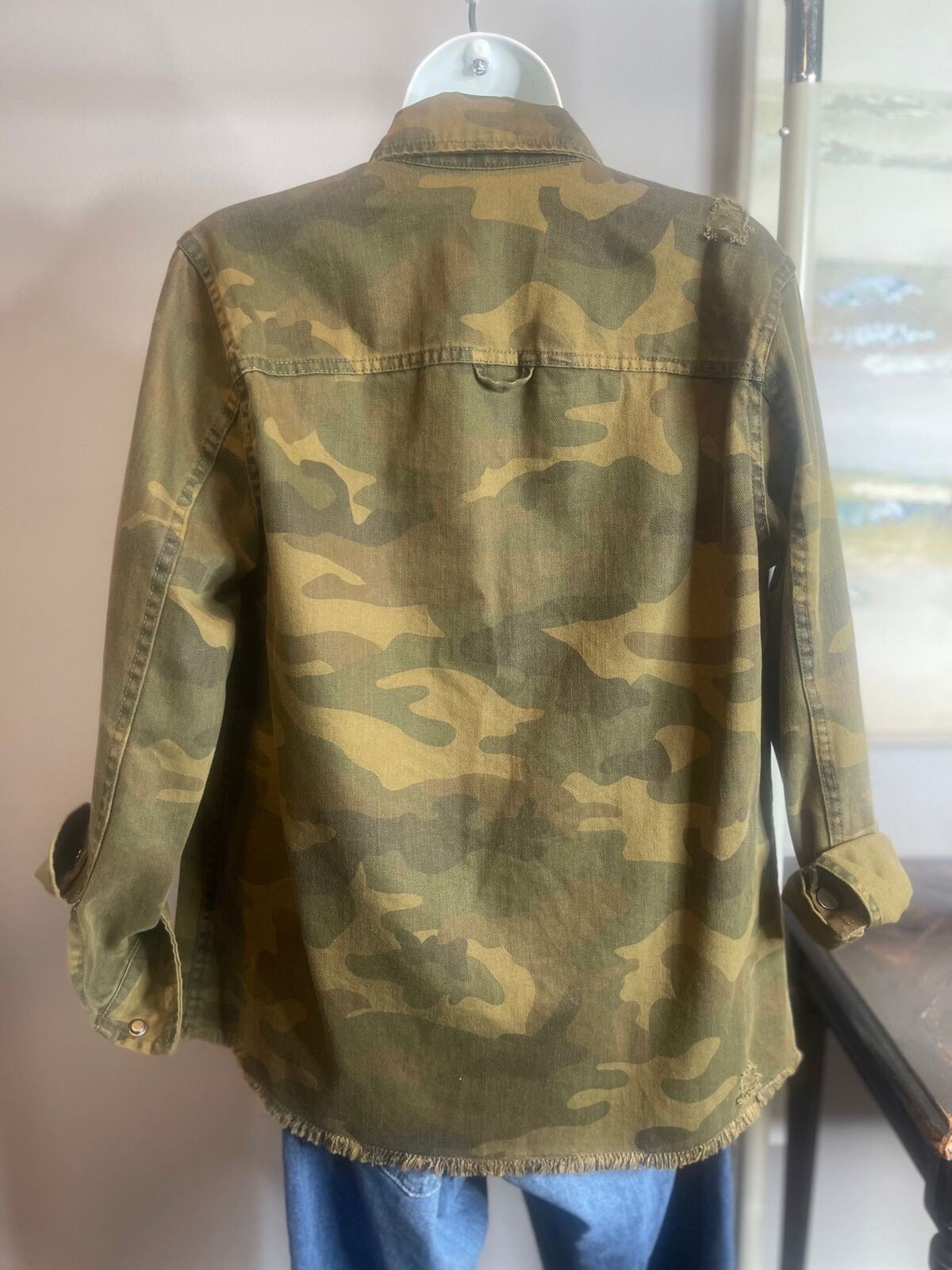 Blank NYC Reversible distressed jacket