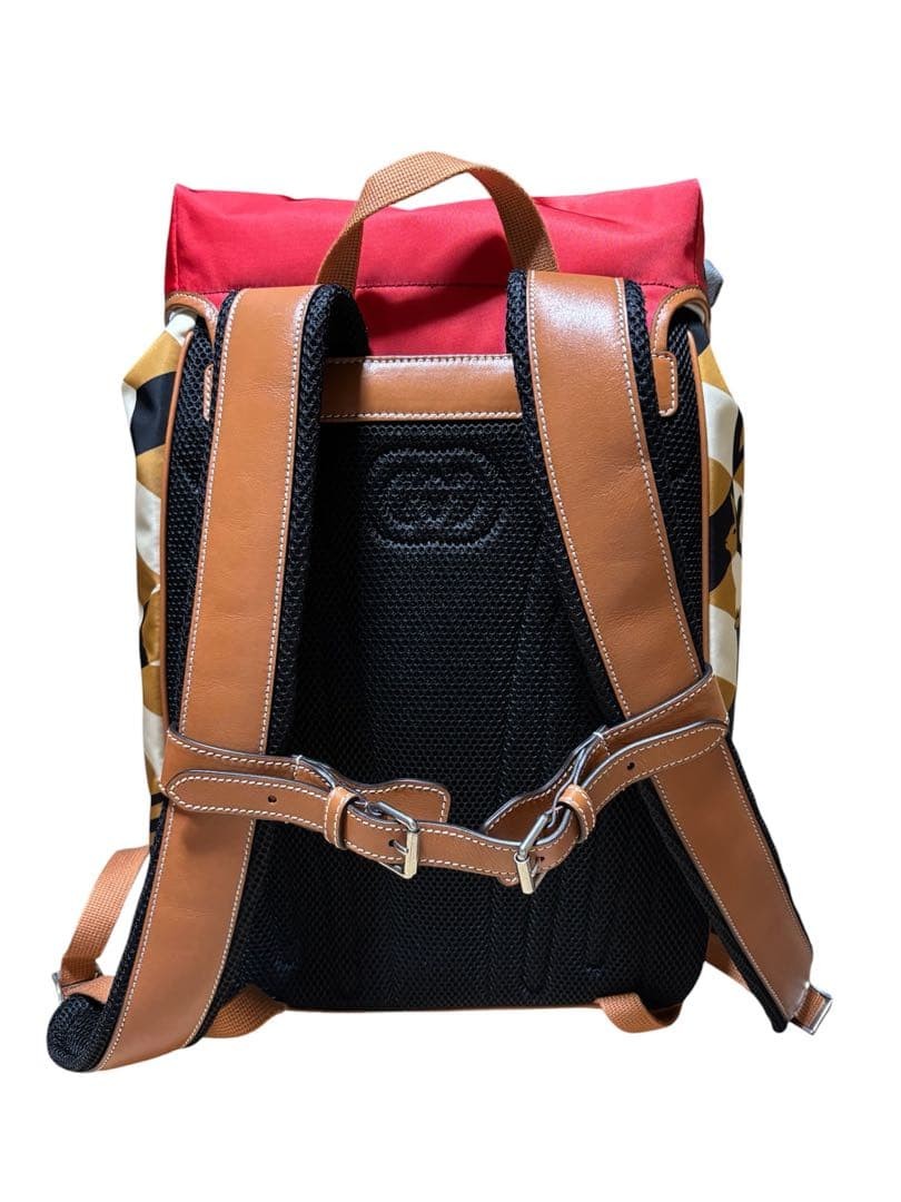New GUCCI Rabbit Square G Nylon Backpack Gift Present 0629b