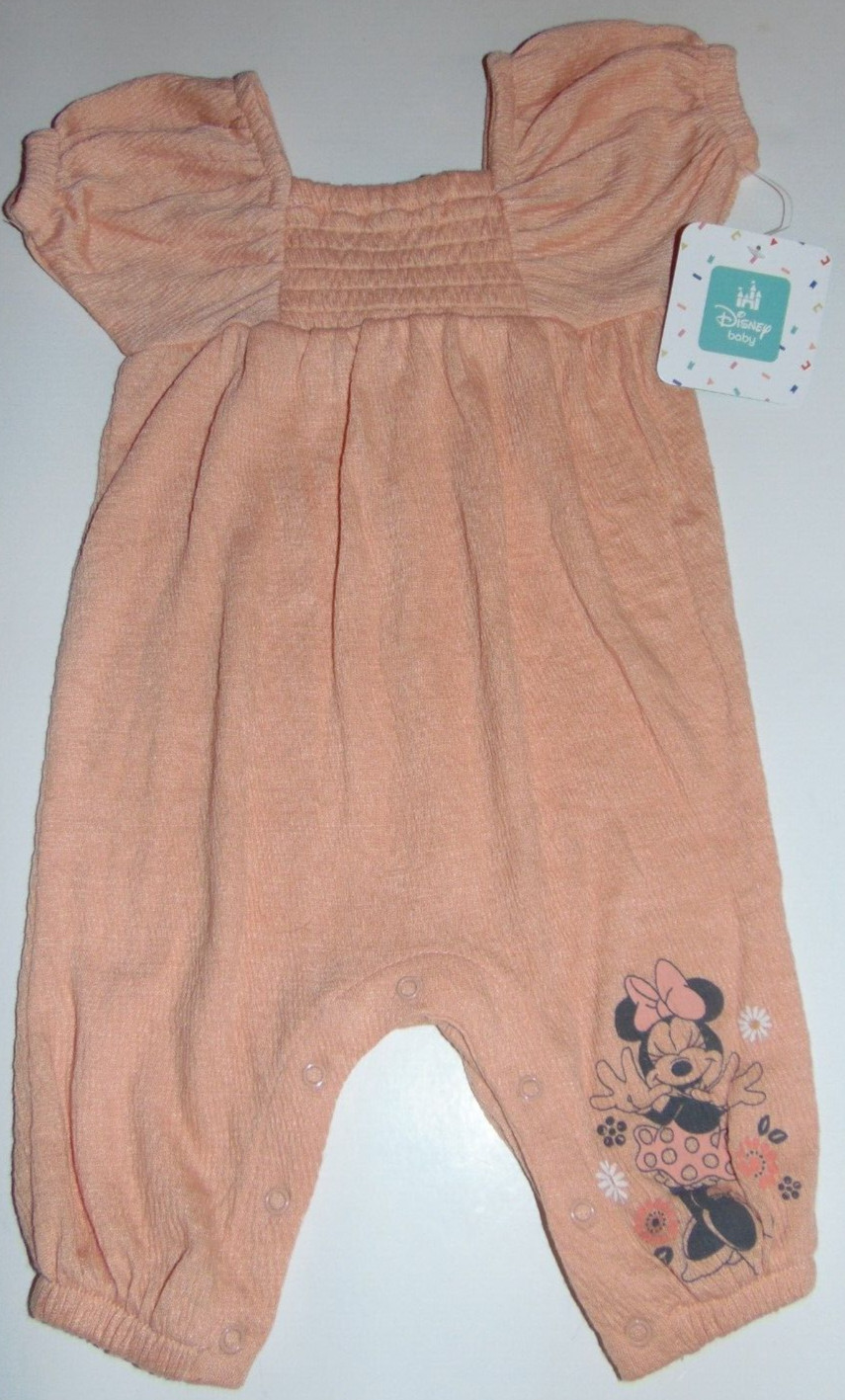 ~NWT Girls DISNEY BABY MINNIE MOUSE Romper! Size 3-6 Months Super Cute:)~