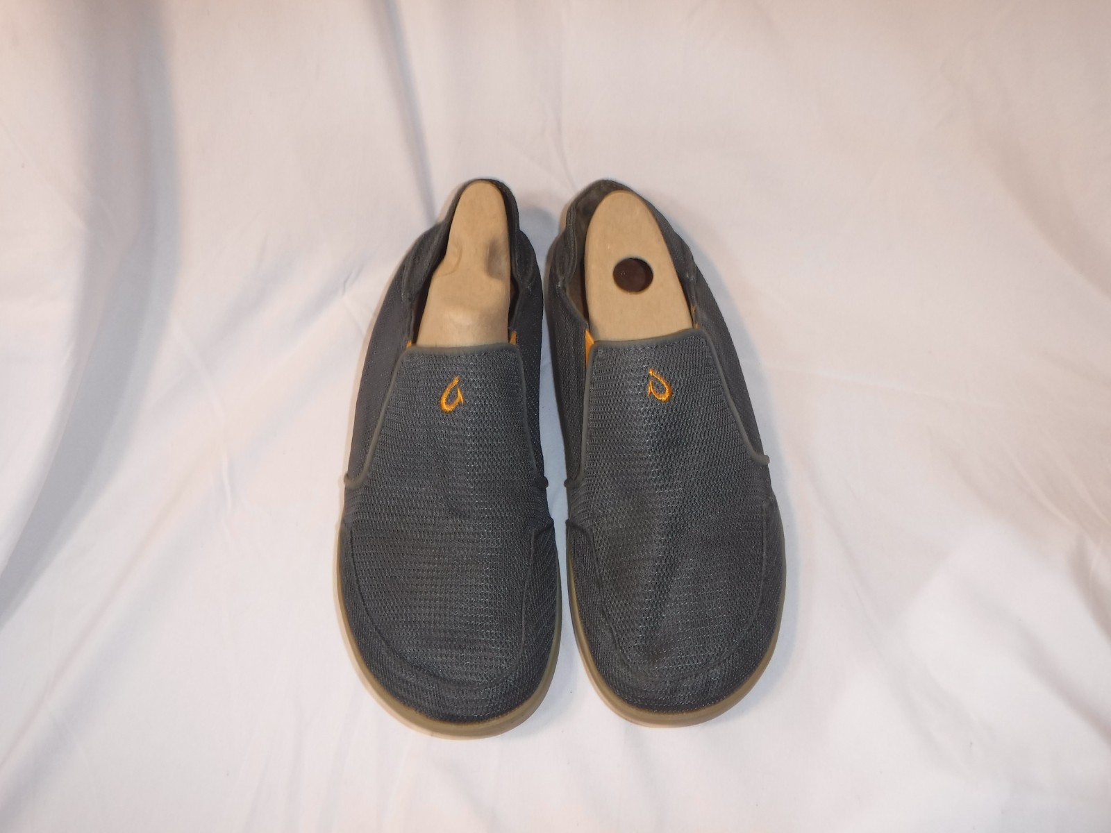 Olukai Nohea Mesh Men’s US 8 EU 41 Dark Gray Grey Slip On Comfort Loafers Shoes