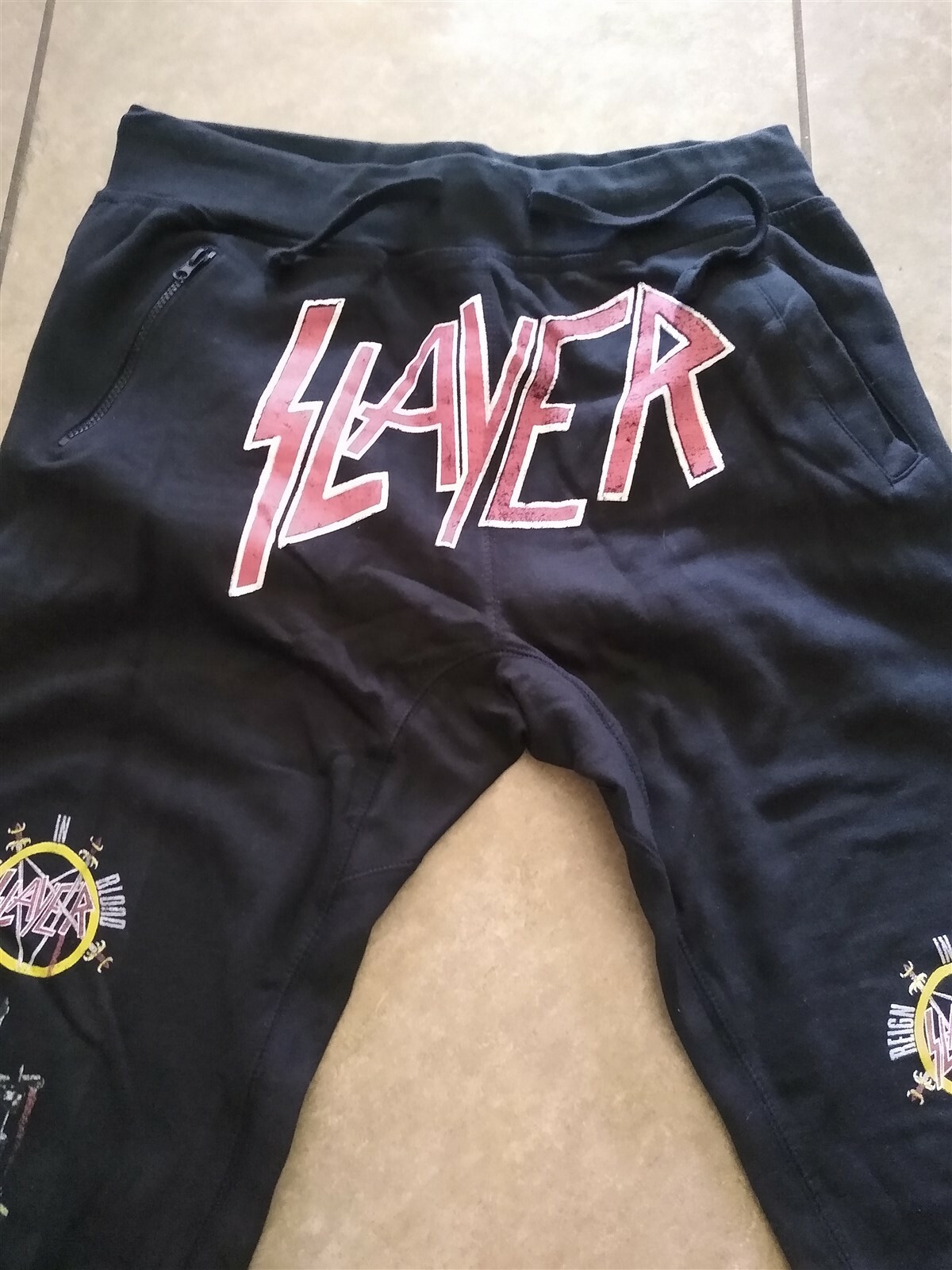 SLAYER – Reign in Blood Joggers/Zipper Pant ~Never Worn~ L XL XXL XXXL