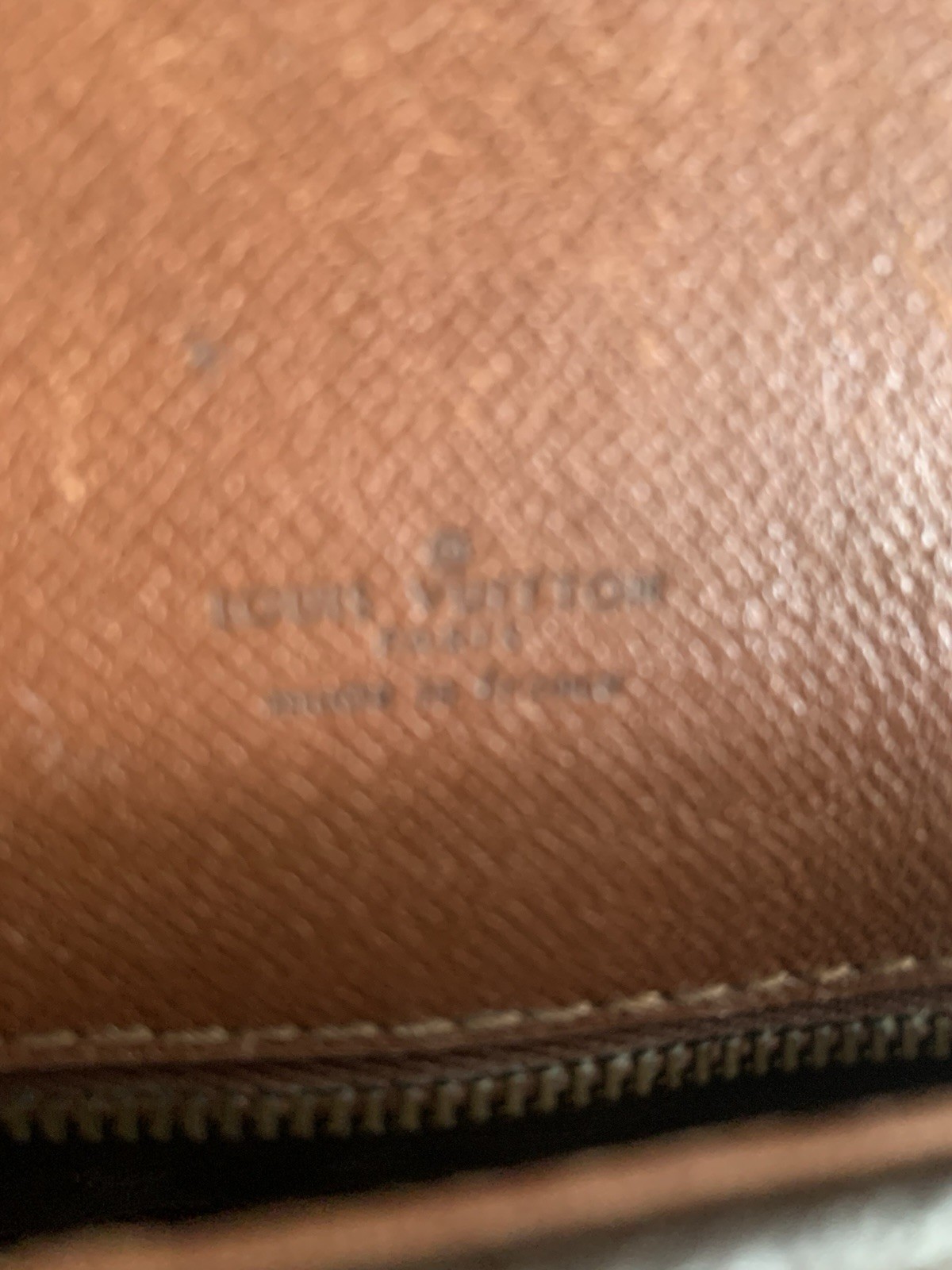 Louis Vuitton Monogram Chantilly Crossbody Bag Brown w Coin Purse, Strap