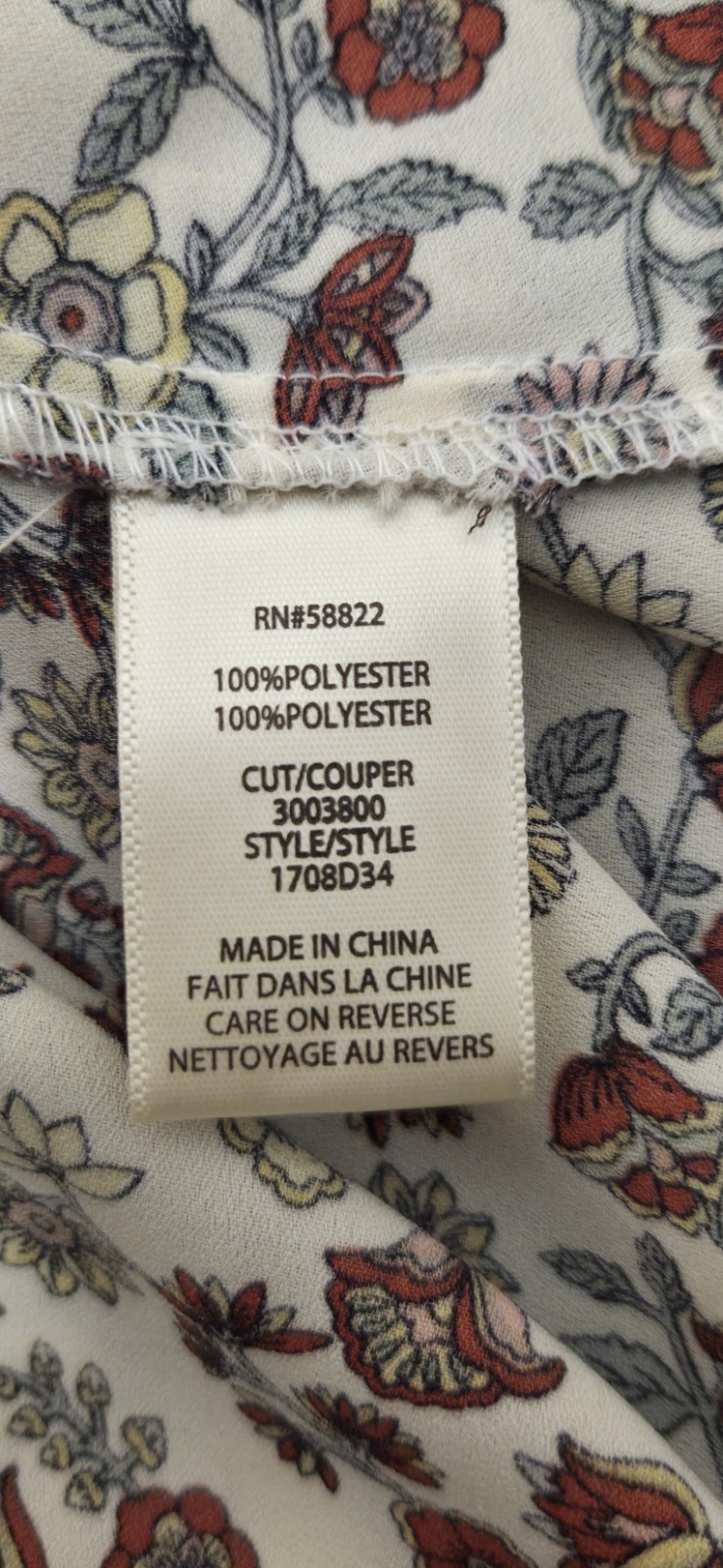 Max Studio Cottagecore Floral Wrap Blouse Long Sleeve Hi-Low Flowy Peasant – XL