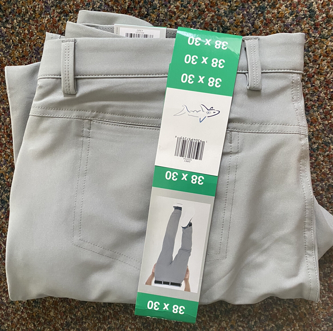 GREG NORMAN PERFORMANCE STRETCH CLASSIC PANT (VARIOUS)GREEN.BLACK.GRAY.BLUE NWT