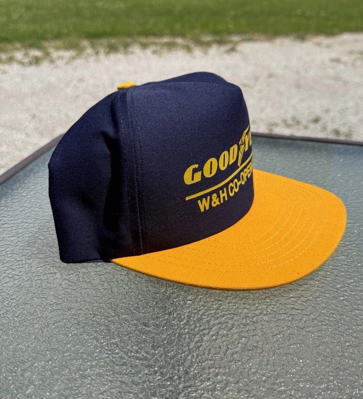 VINTAGE Goodyear Cap Mens Snap Back Trucker Hat W&H Co-operative