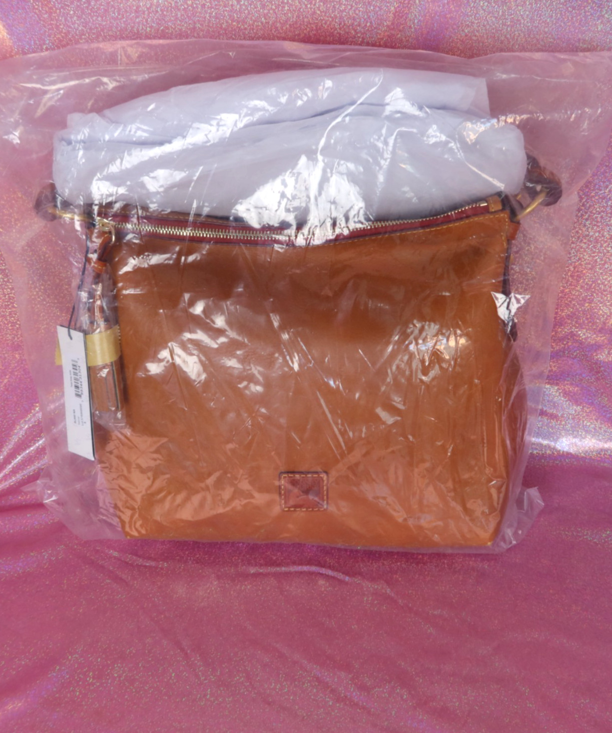 Dooney & Bourke Florentine Twist Strap Hobo Bag in Natural – NWT Authentic