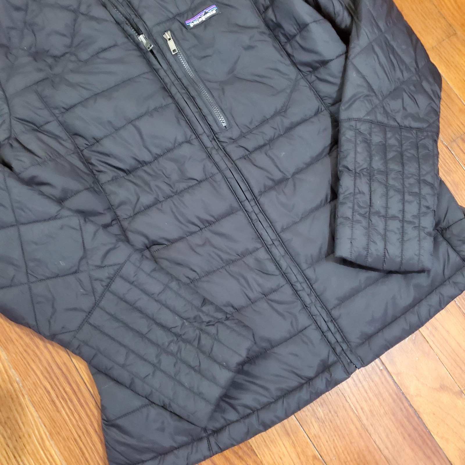 Patagonia Radalie Jacket Womens Small Black Insulated Puffer Full Zip STY27690