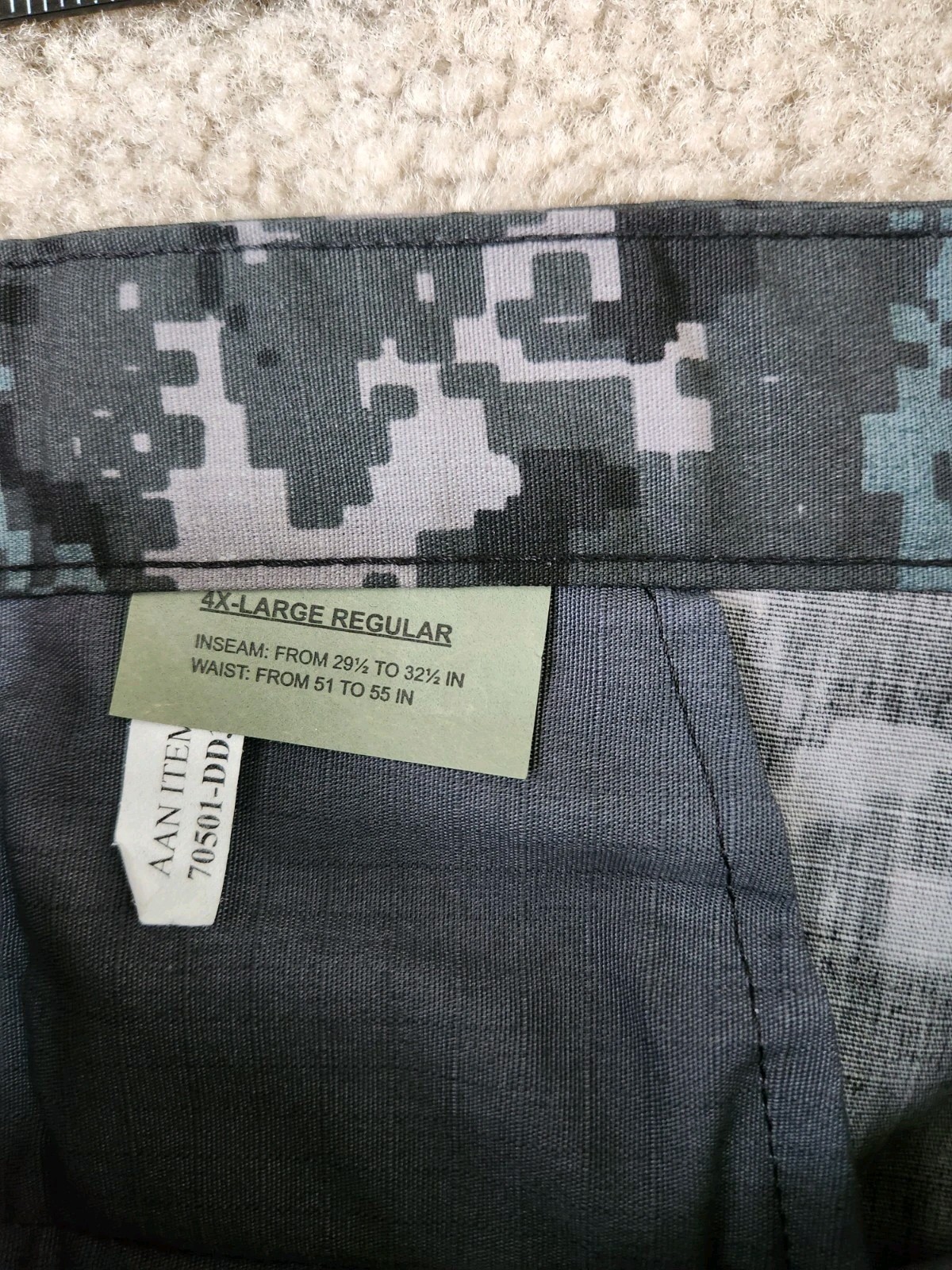 TRU-SPEC Tactical Response Ripstop Pants Men’s Digital Urban Camo 4XL REGULAR