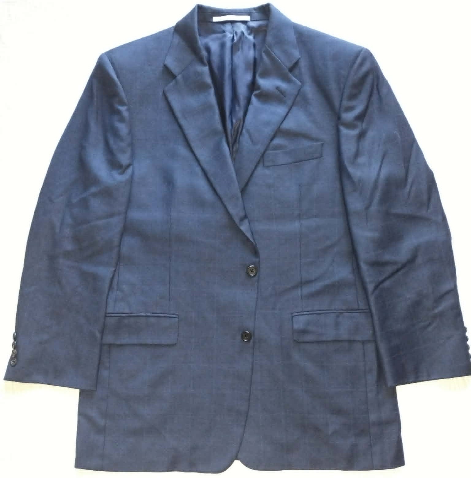 HICKEY FREEMAN BESOKE blue wp mens suit sz 42R 42 REGULAR 36×29 pants