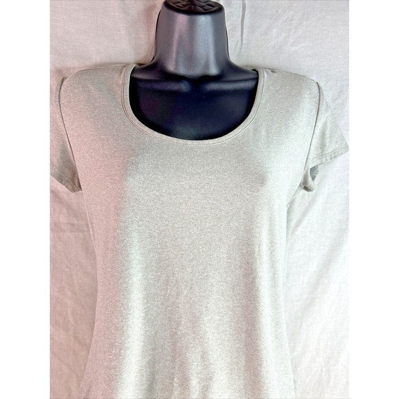X Celsius Active Gray Cap Sleeve Athletic Tee SP