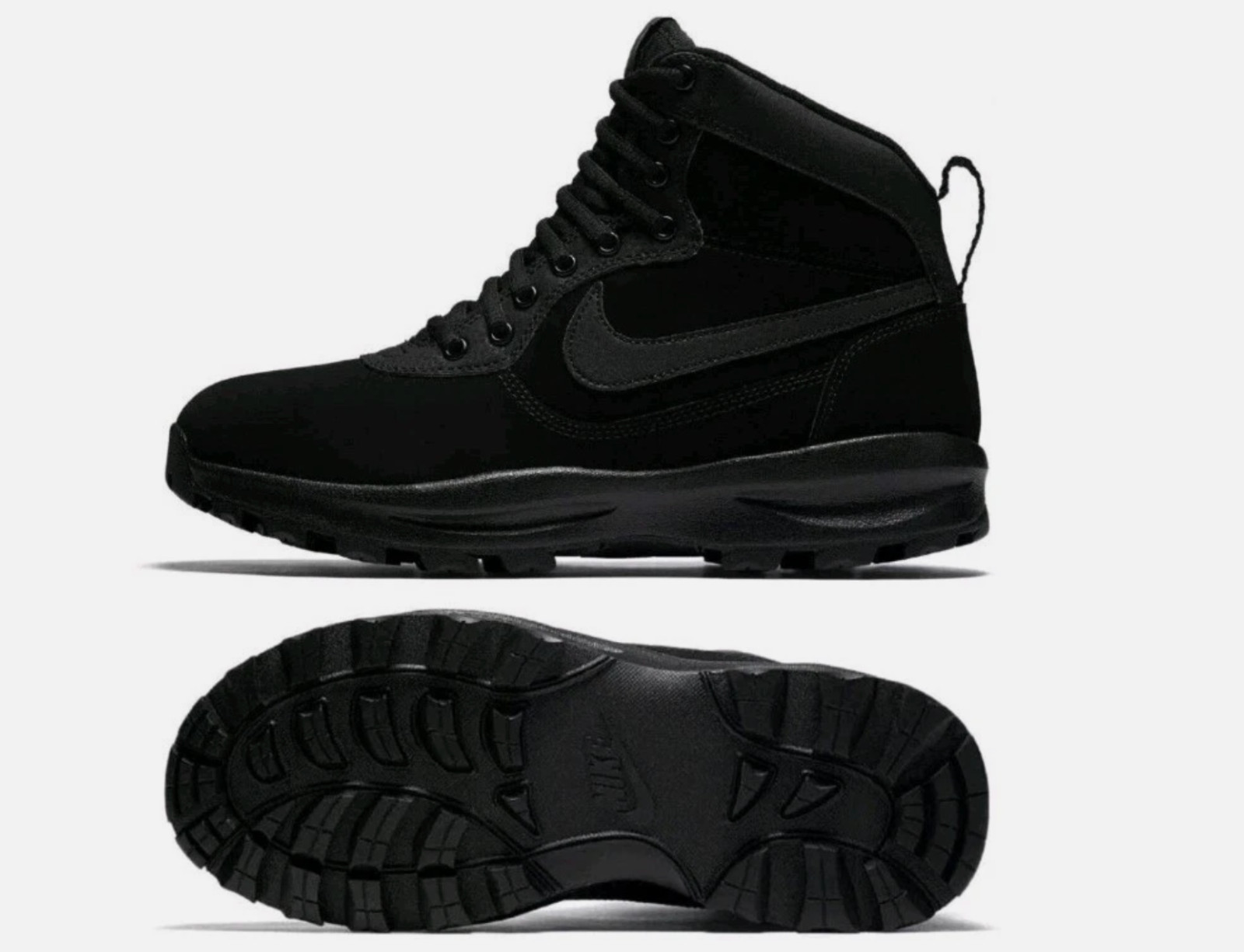 Nike Manoadome Black Sneaker Boots 844358-003 Fast Ship New In Box Size 9.5-13
