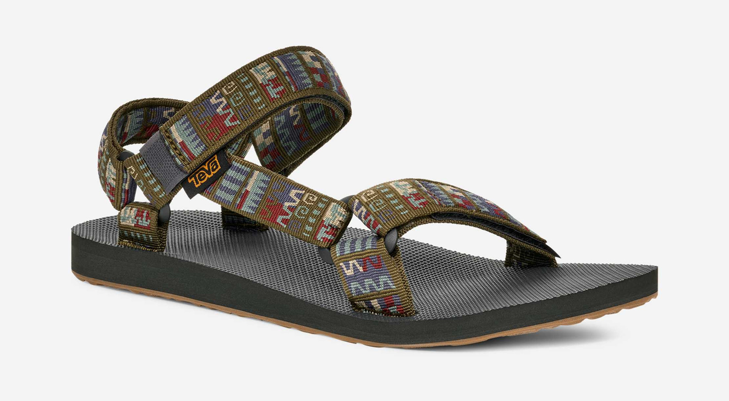 Teva Original Universal Geo Mashup Olive Strappy Sandal Men’s US Sizes 7-15 NIB!