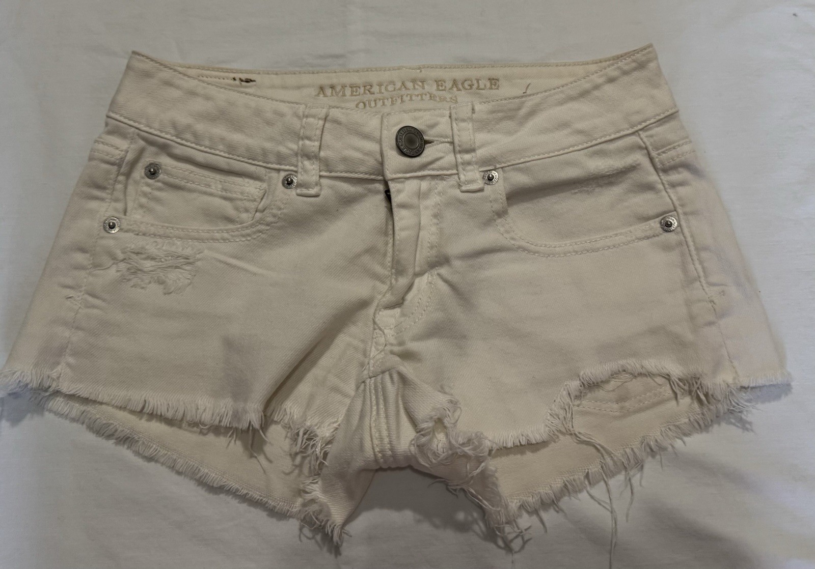 American Eagle Outfitters Women’s White Size 00 RN54485/CA03873 RFC#AEM120605U9A