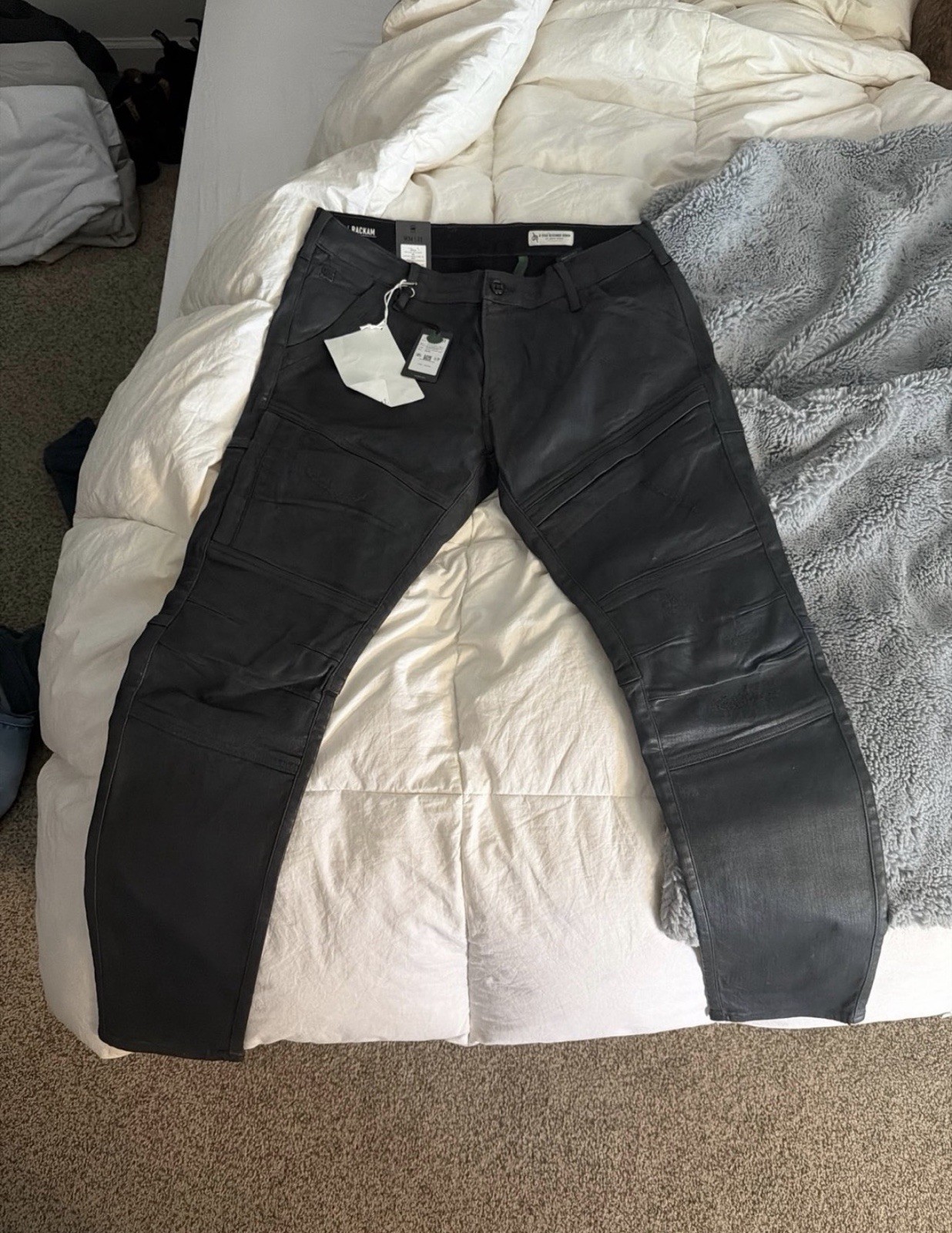 Men’s G-Star Raw Dark Blue Denim Rackam 36×32 Jeans
