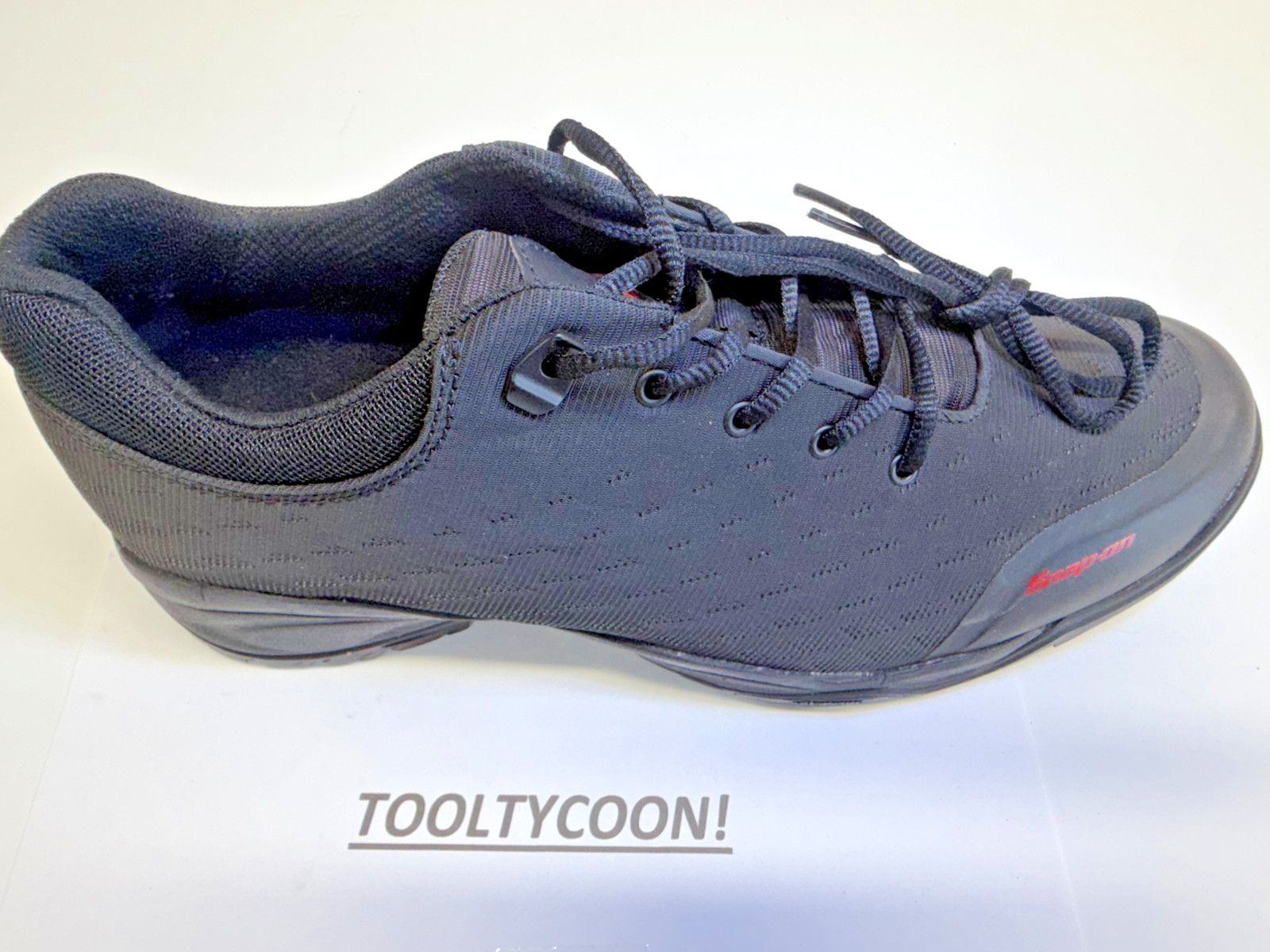 SNAP-ON Tools NEW Throttle Lace Up Shop Shoes BLACK US13 MENS