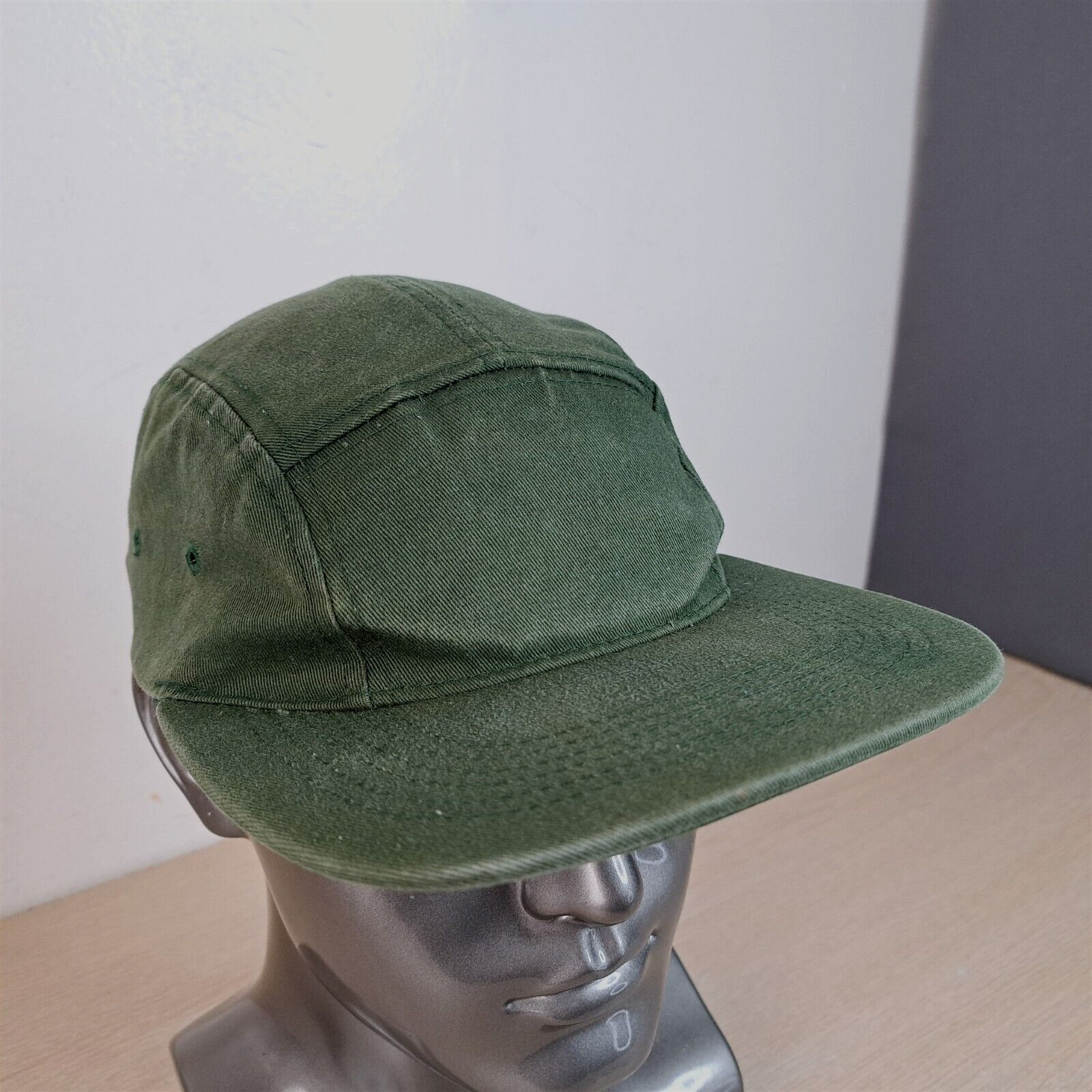 ICON BLANK/NO LOGO WOMENS 5 PANEL ADJUSTABLE STRAPBACK BASEBALL HAT/CAP, GREEN