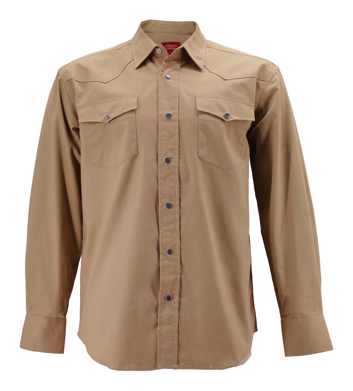 Men’s Premium Quality Cowboy Western Solid Rodeo Button Up Dress Shirt