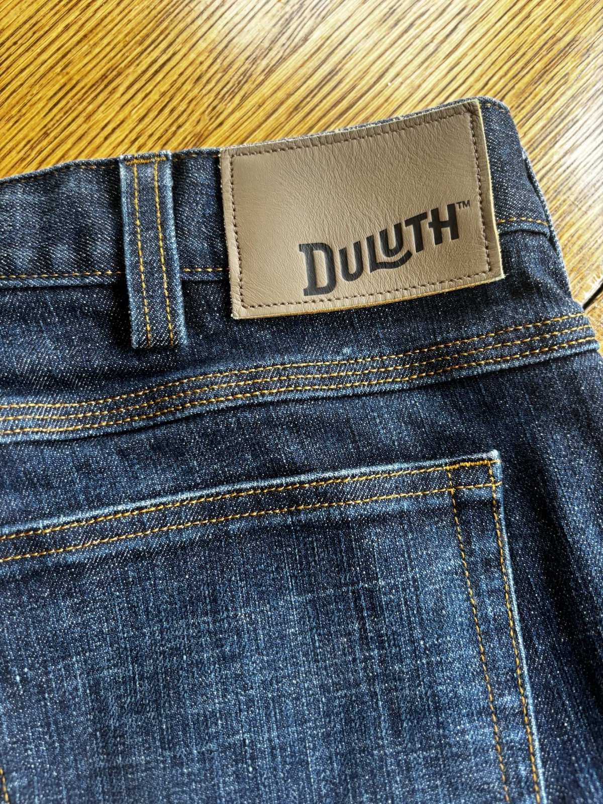 DuluthFlex Ballroom Men’s Jeans Relaxed Fit Straight Dark Blue Stretch 5-Pocket