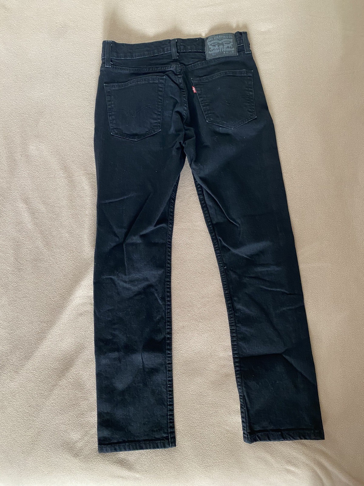 Levi Strauss 511 Men’s Jeans W30 L30 Black Straight Leg 30×30 Blue Jeans