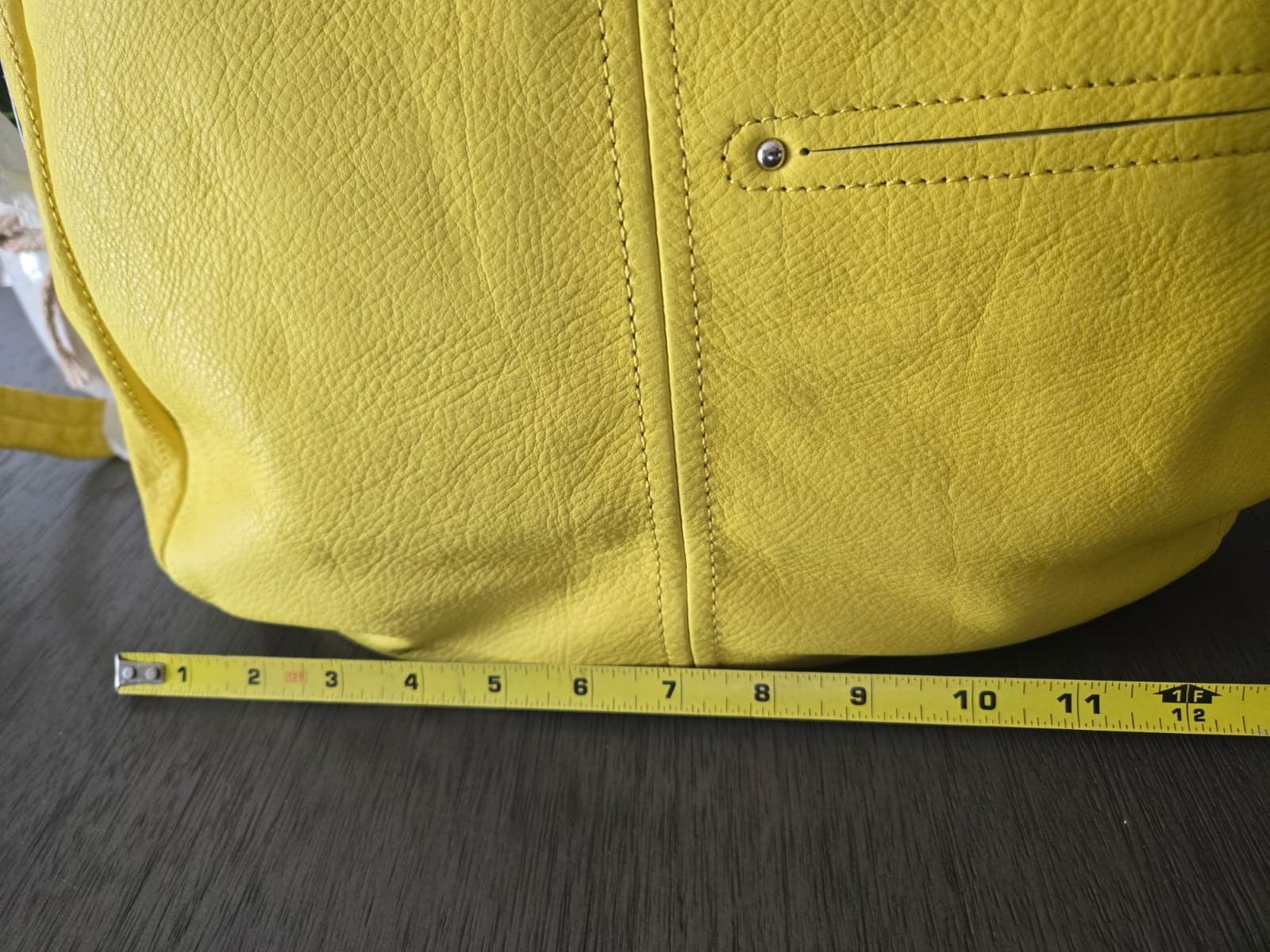 Brand New B. Makowsky Pebbled Leather Crossbody Bag Yellow Leather Purse NWT