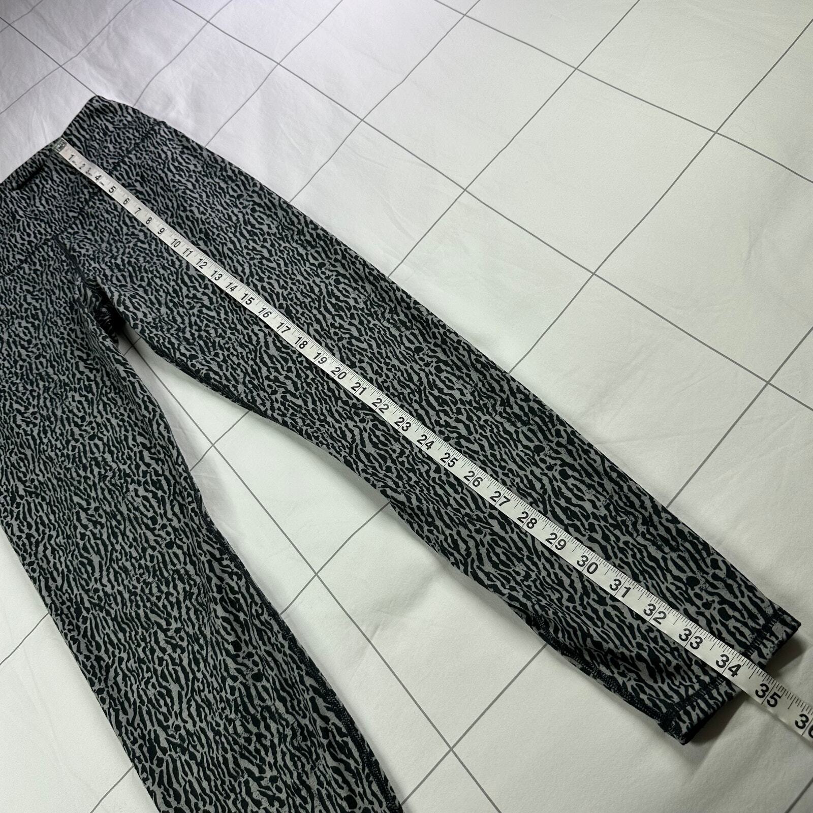 Varley Leggings Womens Medium Century Textured Grain Gray High Rise Yoga Walk