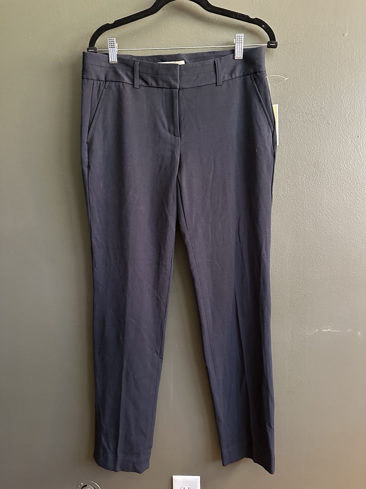 Michael Kors Women Dress Pants Size 4 Navy Easy Care Professional Work Office