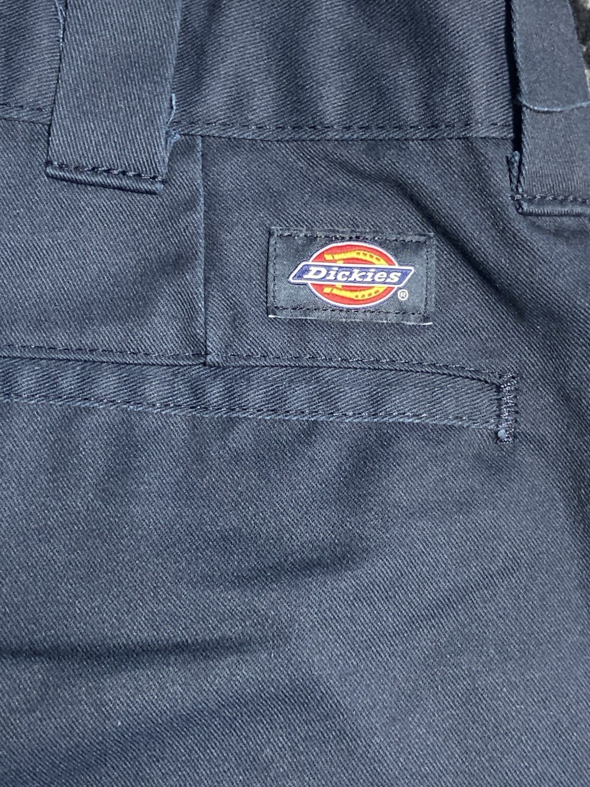 Dickies Mens Navy Cargo Work Pants 34×32 Twill Poly/Cotton MPN WP592DN