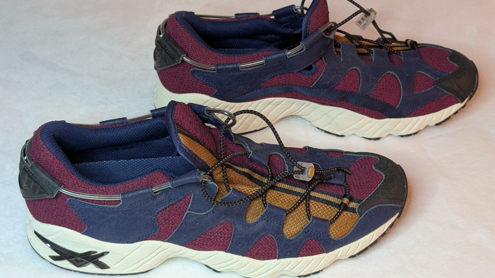 Asics Gel-Mai Blue/Burgundy/Gold Men’s Running Shoes Size (11.5) #1193A042