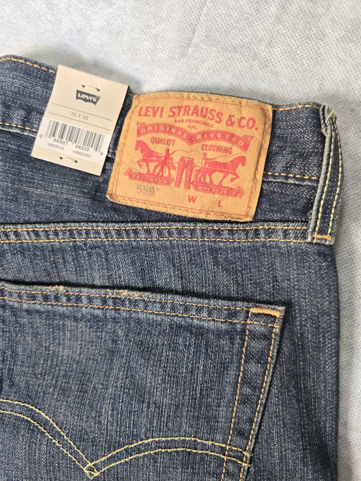 Levi’s 559 Men’s Relaxed Straight Jean- Big & Tall Size 36 x 38