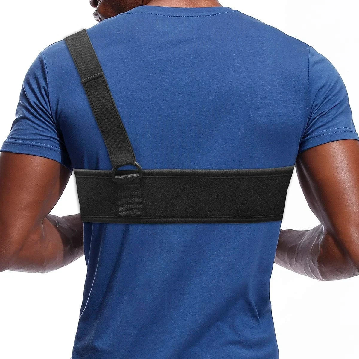 Underarm Shoulder Bag Adjustable Multi Pocket Utility Pouch Travel Organizer