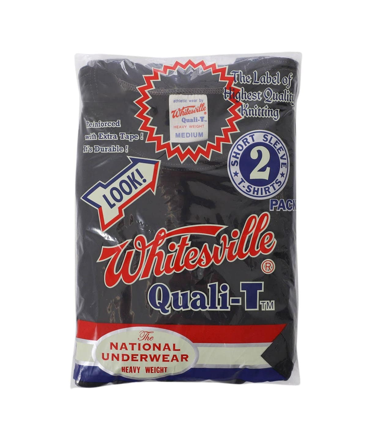 Whitesville WV73544 2-PACK T-SHIRT Black Size M L XL XXL Men’s Made in Japan