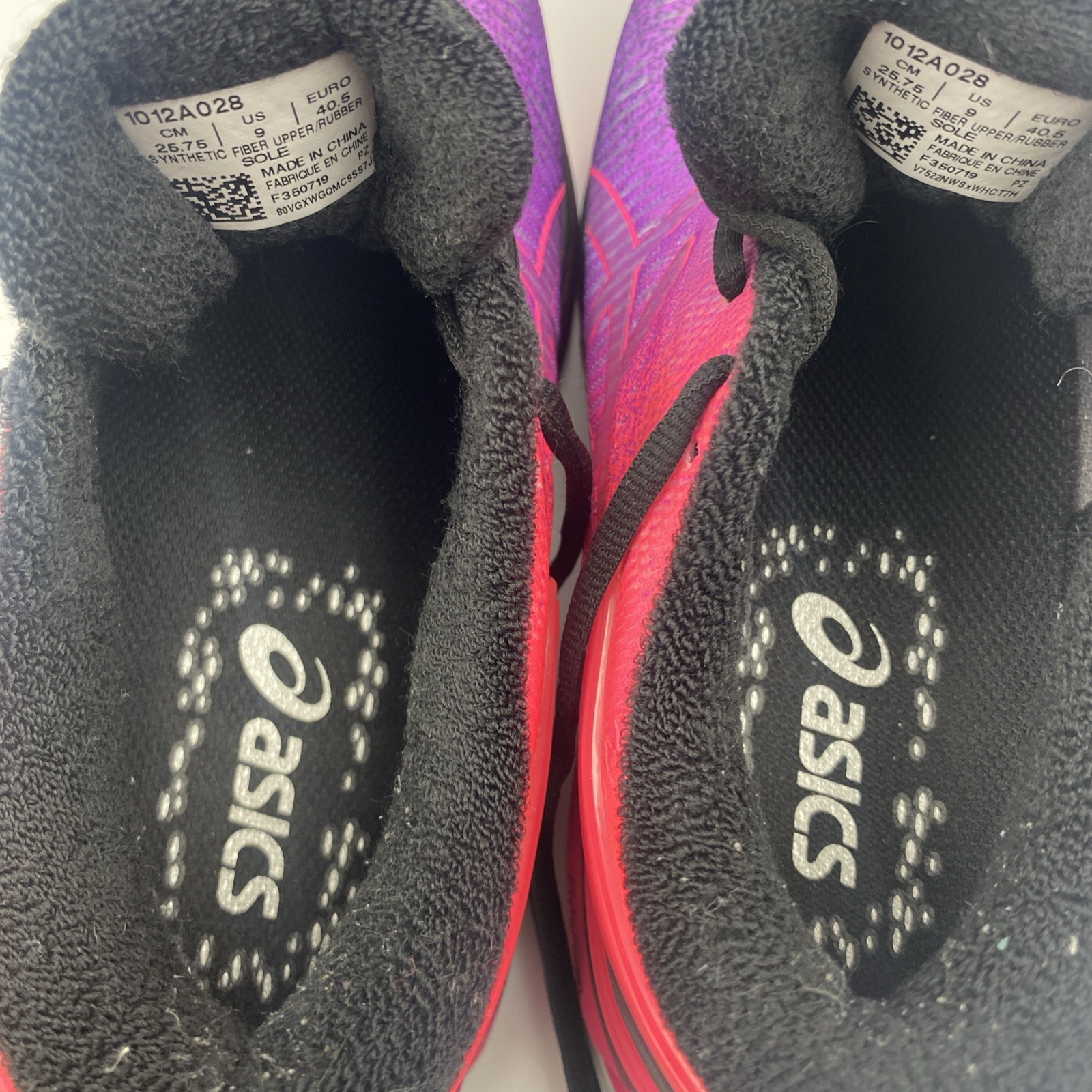 Asics Gel-Kayano 25 Women’s Pink Purple Black Sneakers US 9 EU 40.5 25.75cm