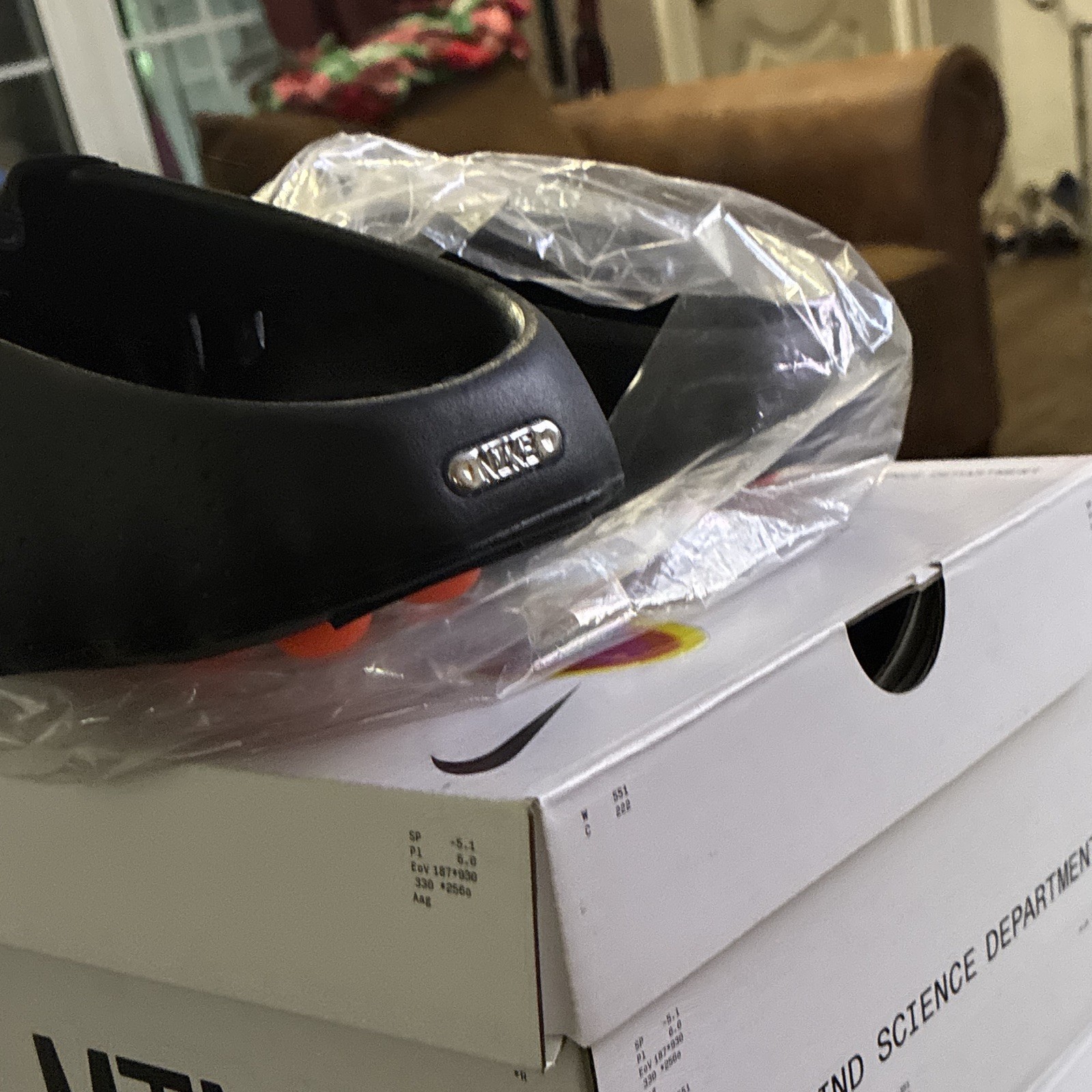 Nike Mind 001 Men’s Slide Sandals Black US 8 M Synthetic Slip-On w/ Box