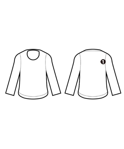 BATONER T-shirts/Cut & Sewns BeigexBlack(Border) 1(Approx. S) 2200683956047