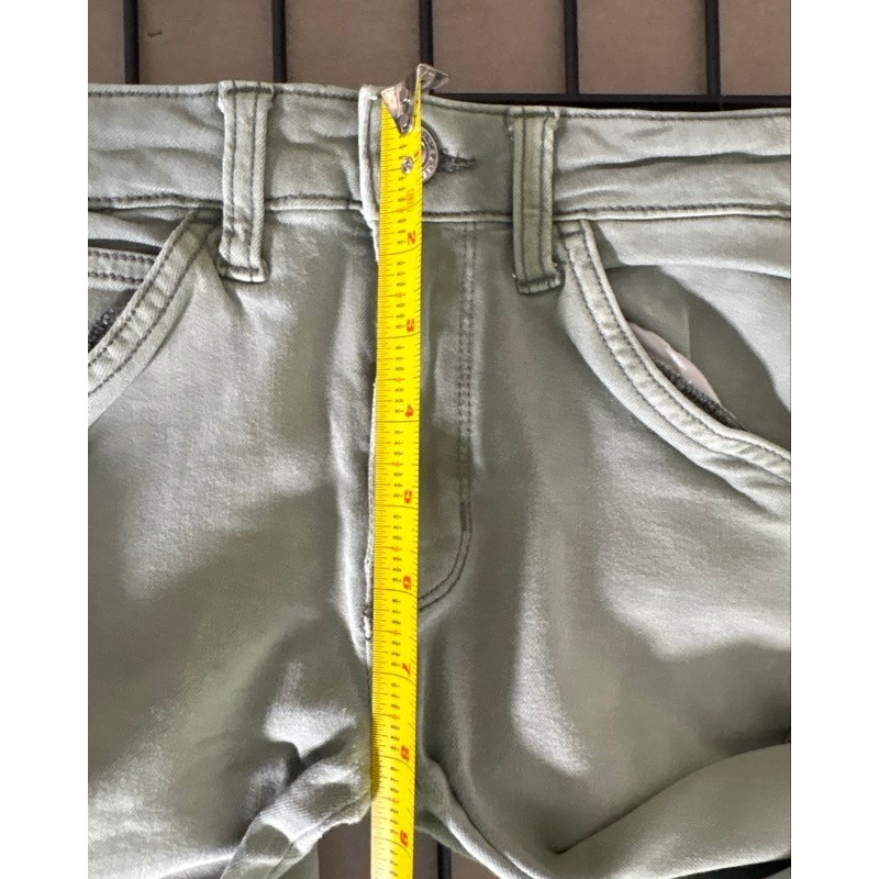 American Eagle Hi-Rise Jegging Sage Green Next Level Stretch Size 2 Long