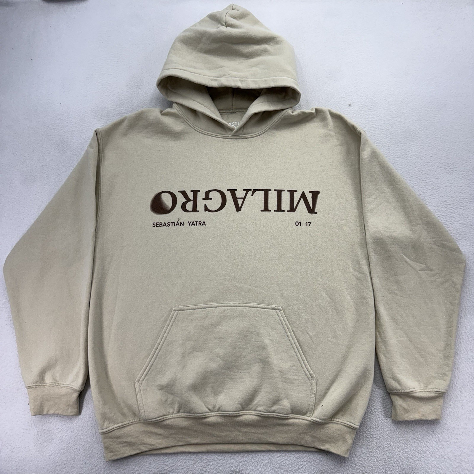 Sebastian Yatra Milagro Album Promo Crewneck Pullover Sweater Mens L EUC