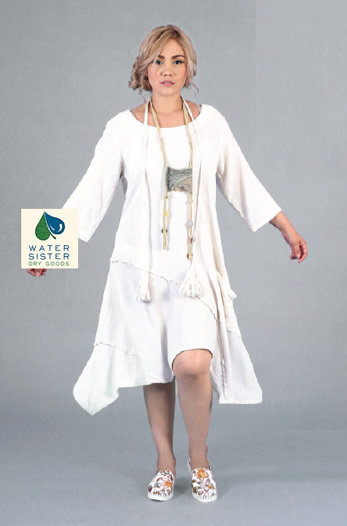 WATERSISTER Cotton Gauze TANGO TUNIC Long Top 1(S/M) 2(L/XL) 3(1X) oh my COLORS