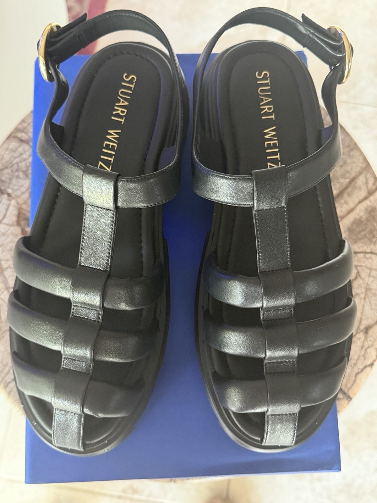 Stuart Weitzman Fishermen Sandals, 10,5